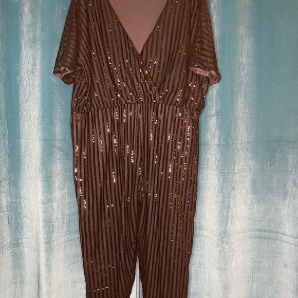 NWOT! ASOS Curve Sequin Jumpsuit - Picture 5 of 5